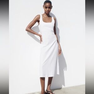 Zara Strappy Ribbed Dress